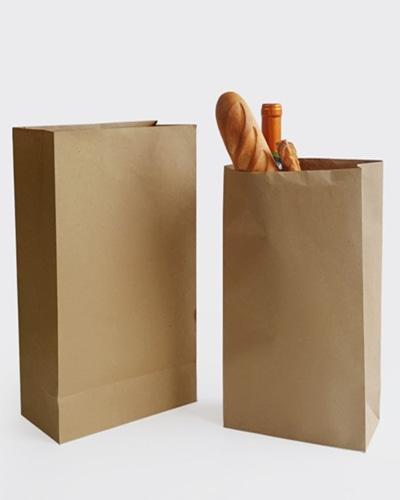 두꺼운 친환경 종이봉투(80g)쇼핑백 비닐백 대체품2가지 사이즈[50장 단위]